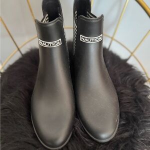 Nautica Black Waterproof Boots